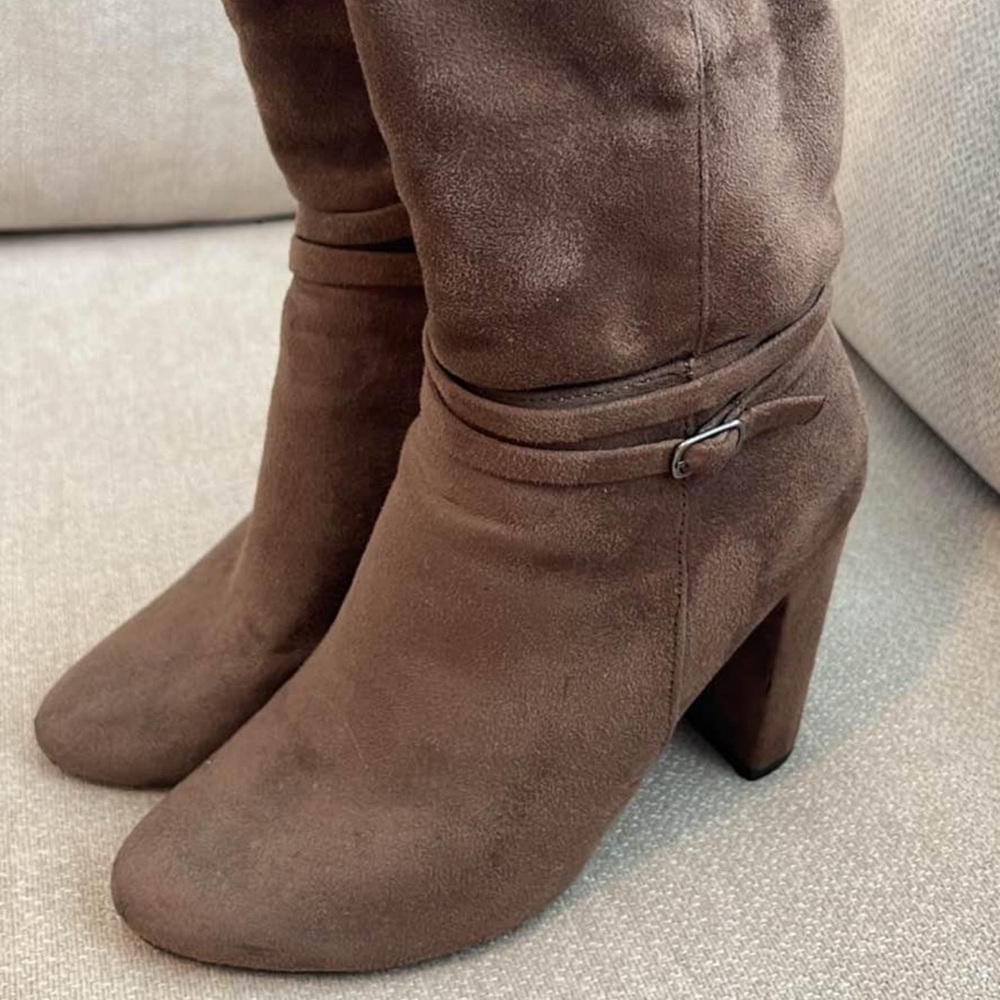 Brown Suede Women's Boots